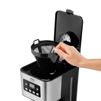 Arzum Brewtime Pro AR3073 Zaman Ayarlı Filtreli Karaf 1500 ml Hazne Kapasiteli 12 Fincan Akıllı 950 W Siyah Filtre Kahve Makinesi
