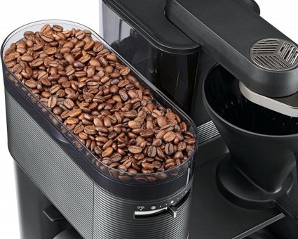 Melitta-Epos Pour Over Filtreli Karaf 1000 ml Hazne Kapasiteli 8 Fincan 1500 W Siyah Filtre Kahve Makinesi