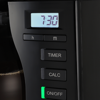 Melitta Look V Timer 1025-08 Zaman Ayarlı Filtreli Karaf 1250 ml Hazne Kapasiteli 15 Fincan Akıllı 1000 W Siyah Filtre Kahve Makinesi