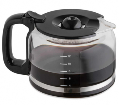 Fakir KM6151 Zaman Ayarlı Filtreli Karaf 1500 ml Hazne Kapasiteli 12 Fincan Akıllı 900 W Siyah Filtre Kahve Makinesi