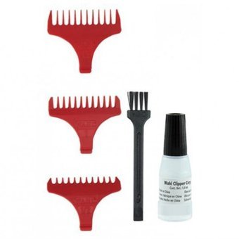Wahl Detailer 8081 Saç Sakal ve Ense 3 Başlıklı Çok Amaçlı Kuru Kablolu Bordo Tıraş Makinesi