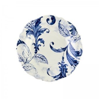 Jumbo Leaf 24 Parça 6 Kişilik Desenli Stoneware Yuvarlak Yemek Takımı