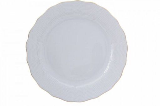 Porland Wavy Altın Yaldız 60 Parça 12 Kişilik Desenli Porselen Yuvarlak Yemek Takımı