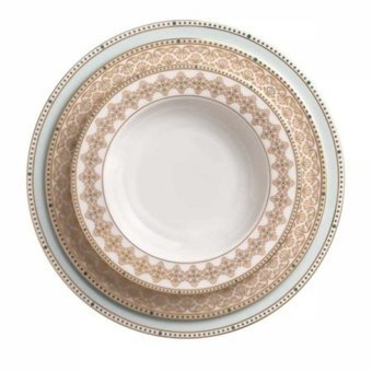Korkmaz Imperial Collection A8176 92 Parça 12 Kişilik Desenli Porselen Yuvarlak Yemek Takımı