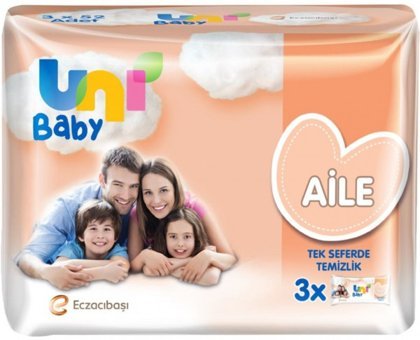 Uni Baby Aile Antibakteriyel 52 Yaprak Islak Mendil