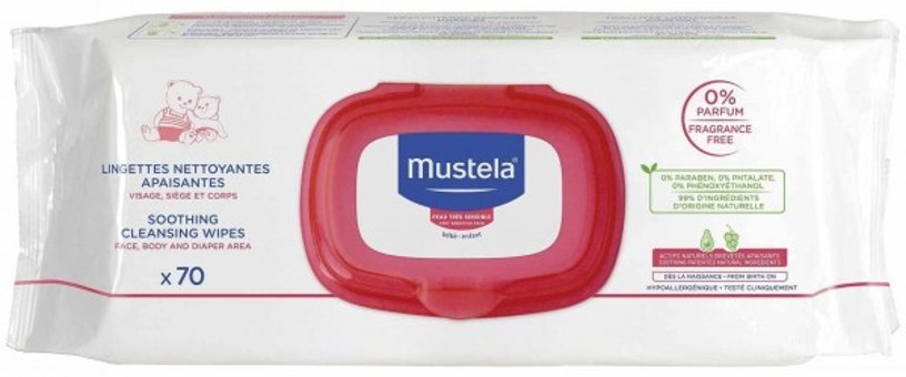 Mustela Soothing Yenidoğan Antibakteriyel 70 Yaprak Islak Mendil