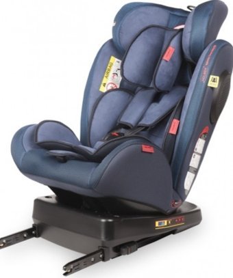 Holmer Kids Maxi Protect Aero 3D Isofix 360 Derece Dönen Yatabilen Yükseklik Ayarlı Sürüş Yönü Oto Koltuğu Mavi