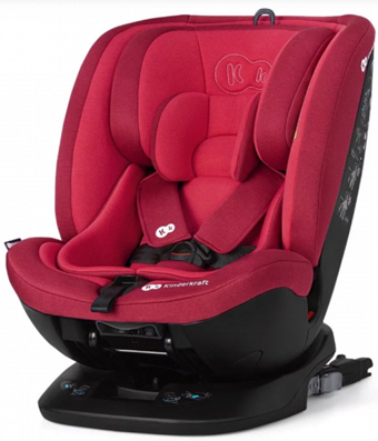 Kinderkraft Xpedition Isofix 360 Derece Dönen Yatabilen Yükseklik Ayarlı Sürüş Yönü Oto Koltuğu Kırmızı