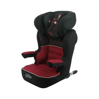 Marvel Iron Man Emniyet Kemeri-Isofix Sürüş Yönü Oto Koltuğu Kırmızı