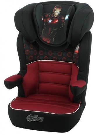 Marvel Iron Man Emniyet Kemeri-Isofix Sürüş Yönü Oto Koltuğu Kırmızı