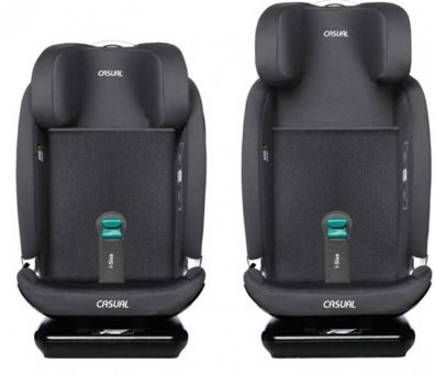 Casual Classfix Emniyet Kemeri-Isofix 15-36 kg Yatabilen Yükseklik Ayarlı Sürüş Yönü Oto Koltuğu Siyah