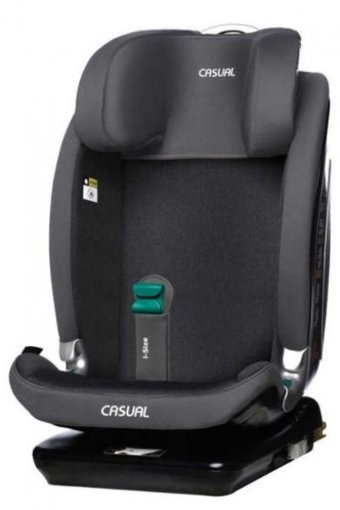 Casual Classfix Emniyet Kemeri-Isofix 15-36 kg Yatabilen Yükseklik Ayarlı Sürüş Yönü Oto Koltuğu Siyah