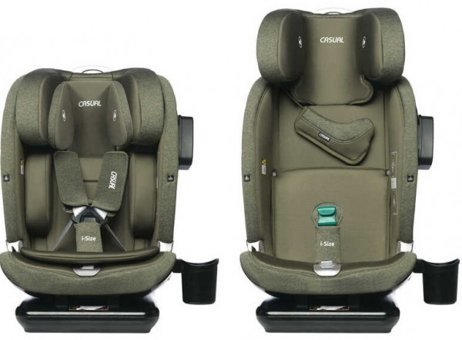 Casual Goldfix Plus Emniyet Kemeri-Isofix 15-36 kg Yatabilen Yükseklik Ayarlı Sürüş Yönü Oto Koltuğu Yeşil