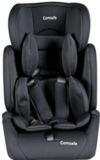 Comsafe CS-3 Emniyet Kemeri 15-36 kg Yatabilen Yükseklik Ayarlı Sürüş Yönü Oto Koltuğu Siyah