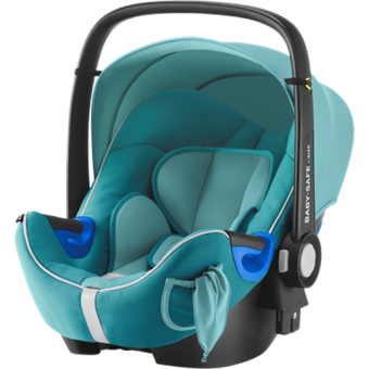 Britax Römer Baby Safe Emniyet Kemeri-Isofix Adac Sertifikalı Yatabilen Yükseklik Ayarlı Çift Yönlü Oto Koltuğu Açık Mavi