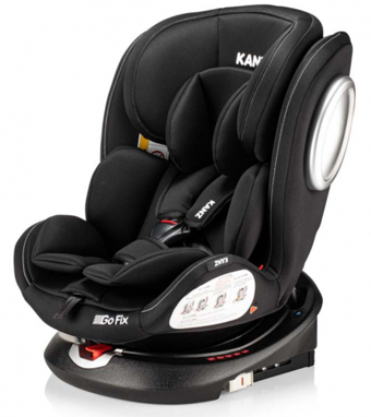 Kanz Gofix Isofix 360 Derece Dönen Yatabilen Yükseklik Ayarlı Sürüş Yönü Oto Koltuğu Siyah