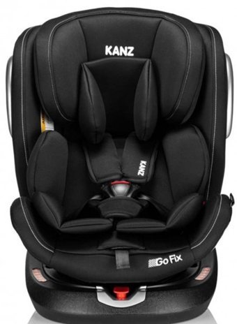 Kanz Gofix Isofix 360 Derece Dönen Yatabilen Yükseklik Ayarlı Sürüş Yönü Oto Koltuğu Siyah