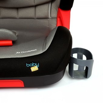 Baby Plus Galaxy Emniyet Kemeri-Isofix 15-36 kg Yatabilen Yükseklik Ayarlı Sürüş Yönü Oto Koltuğu Gri