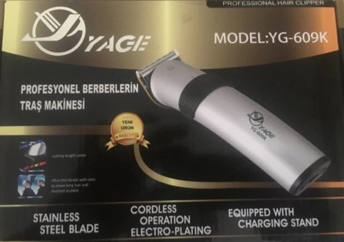 Yage YG-609K Saç Sakal ve Ense 4 Başlıklı Çok Amaçlı Kablosuz Tıraş Makinesi