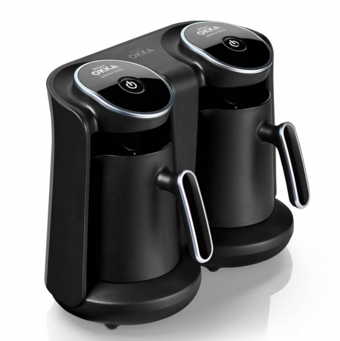 Arzum OKKA Minio Duo OK006 İki Hazneli 8 Fincan 880 W Krom Türk Kahvesi Makinesi
