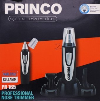 Princo PR-165 Kulak Burun Çift Başlıklı Çok Amaçlı Kablosuz Tıraş Makinesi