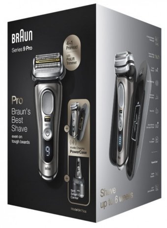 Braun 9 Pro Series 9475 Tek Başlıklı Sinekkaydı Islak Folyo Kablosuz Tıraş Makinesi