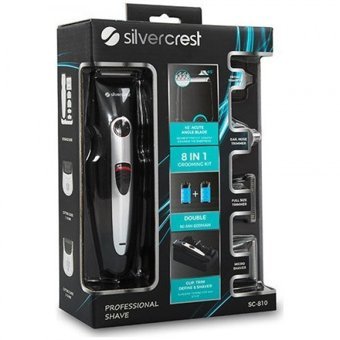 Silver Crest SC-810 Saç Sakal Vücut Ense Kulak ve Burun Çift Başlıklı Çok Amaçlı Kablosuz Tıraş Makinesi