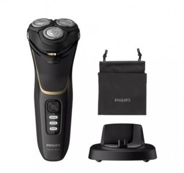 Philips 3000 Series S3333/54 Tek Başlıklı Sinekkaydı Islak Döner Başlıklı Kablosuz Tıraş Makinesi
