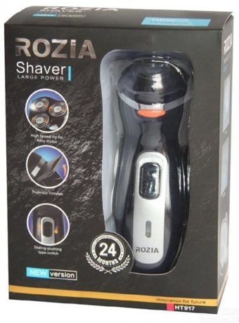 Rozia HT-917 Tek Başlıklı Sinekkaydı Döner Başlıklı Kablosuz Tıraş Makinesi
