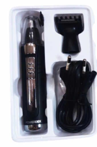 PowerDex PD-500 Yüz Kulak ve Burun Çift Başlıklı Çok Amaçlı Kablosuz Tıraş Makinesi