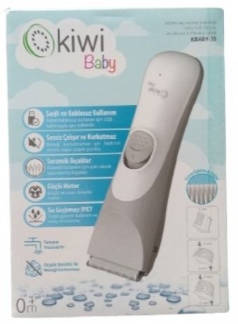 Kiwi Kbaby-33 Saç 3 Başlıklı Çok Amaçlı Kablosuz Tıraş Makinesi