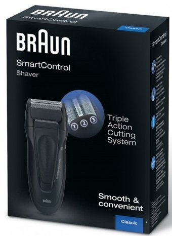Braun 195 S-1 Tek Başlıklı Sinekkaydı Islak Folyo Kablosuz Tıraş Makinesi