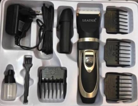 Leader LT-55 Sakal Vücut ve Ense 4 Başlıklı Çok Amaçlı Kablosuz Tıraş Makinesi