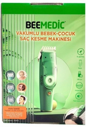 Beemedic YD-0973 Saç 3 Başlıklı Çok Amaçlı Islak Kablosuz Tıraş Makinesi