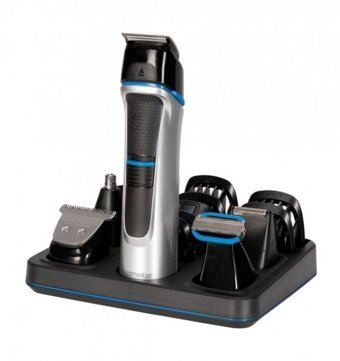 Goldmaster Neon GM-8156 Saç Sakal Vücut Ense Kulak ve Burun 8 Başlıklı Çok Amaçlı Sinekkaydı Islak Kablosuz Tıraş Makinesi