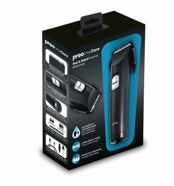 Preo PR-110 Saç Sakal ve Ense Çift Başlıklı Kablosuz Tıraş Makinesi