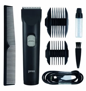 Preo PR-110 Saç Sakal ve Ense Çift Başlıklı Kablosuz Tıraş Makinesi