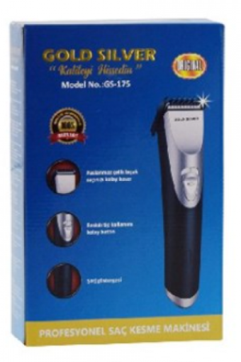 Gold Silver GS-175 Saç Sakal ve Ense Tek Başlıklı Çok Amaçlı Kablosuz Tıraş Makinesi