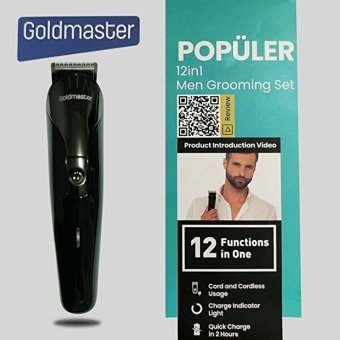 Goldmaster GM-9108 Saç Sakal Kulak ve Burun 5 Başlıklı Çok Amaçlı Sinekkaydı Kablosuz Tıraş Makinesi