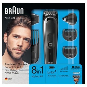 Braun MGK 5060 Saç Sakal ve Ense 6 Başlıklı Çok Amaçlı Kablosuz Tıraş Makinesi