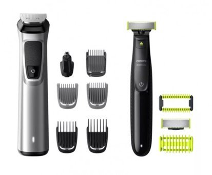 Philips MG9710/90 Saç Sakal Vücut Ense Kulak ve Burun 12 Başlıklı Çok Amaçlı Islak Kablosuz Tıraş Makinesi