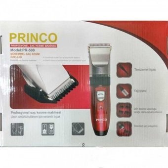 Princo PR-500 Saç Sakal ve Ense 4 Başlıklı Çok Amaçlı Kablosuz Tıraş Makinesi