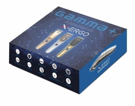 Gamma+ X-Ergo Saç Sakal ve Ense 8 Başlıklı Çok Amaçlı Kablosuz Gümüş Tıraş Makinesi