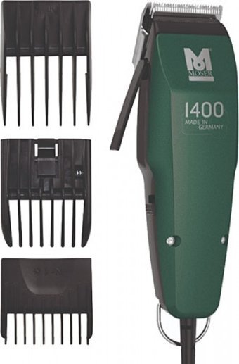 Moser 1400-0454 Saç Sakal ve Ense 3 Başlıklı Çok Amaçlı Kablolu Yeşil Tıraş Makinesi