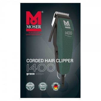 Moser 1400-0454 Saç Sakal ve Ense 3 Başlıklı Çok Amaçlı Kablolu Yeşil Tıraş Makinesi