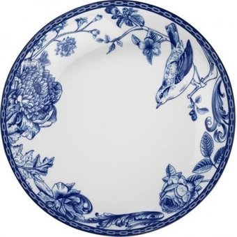 Kütahya Porselen Blue Blanc ZG24Y2420939016 24 Parça 6 Kişilik Desenli Porselen Yuvarlak Yemek Takımı