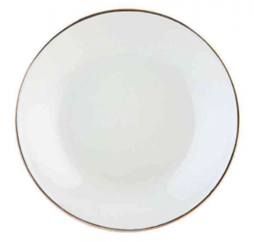 Bella Maison Allure Seramik Beyaz 24 Parça 6 Kişilik Desenli Stoneware Yuvarlak Yemek Takımı