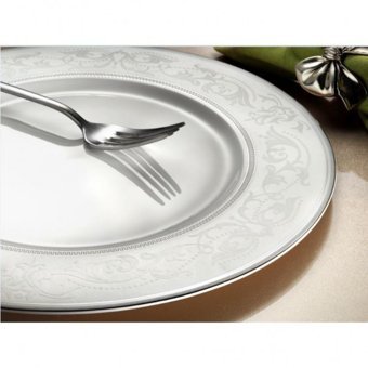 Aryıldız AR 33013 83 Parça 12 Kişilik Desenli Bone China Yuvarlak Yemek Takımı