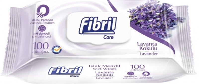 Fibril Lavanta Kokulu Antibakteriyel 10 Yaprak0 Yaprak Islak Mendil