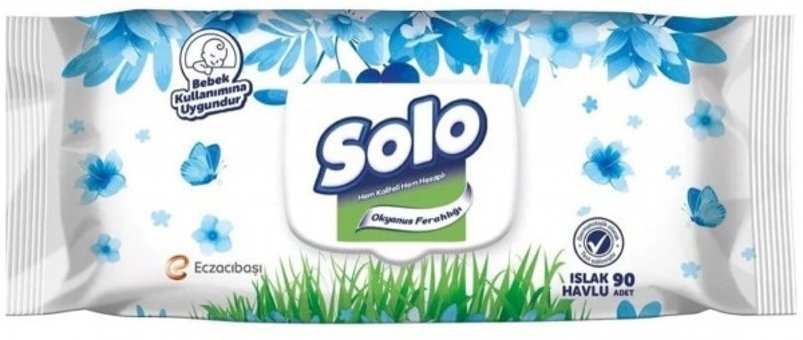 Solo Okyanus Ferahlığı 90 Yaprak Islak Mendil